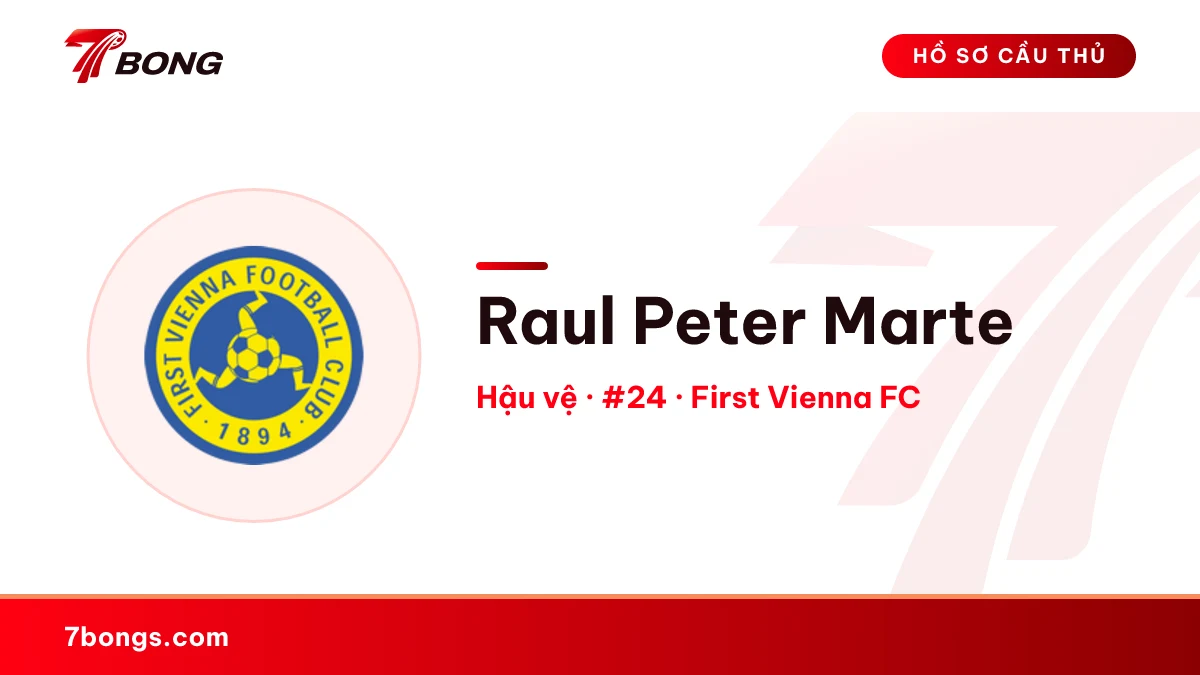 Raul Peter Marte — First Vienna FC