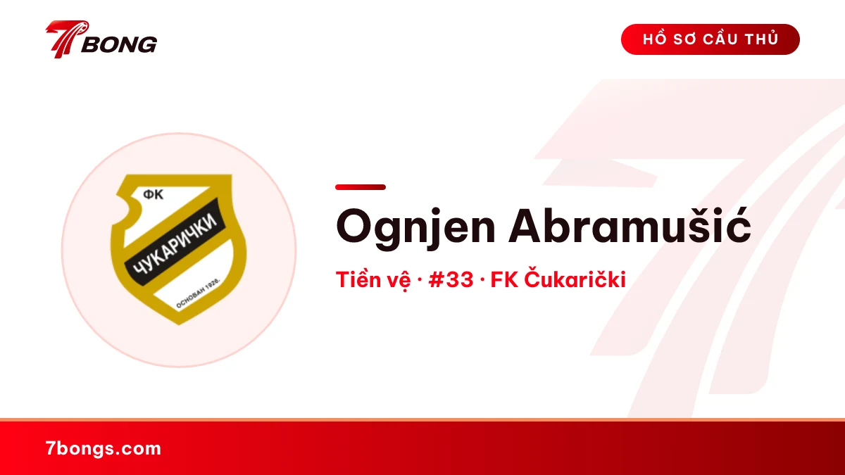 Ognjen Abramušić — FK Čukarički