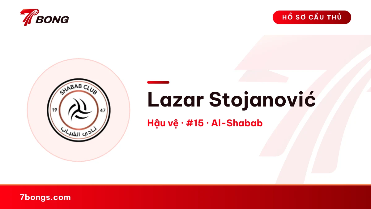 Lazar Stojanović — Al-Shabab