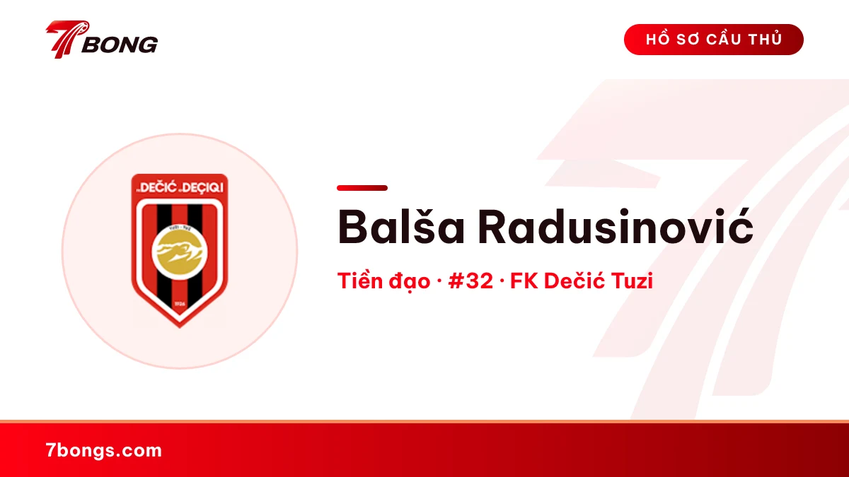 Balša Radusinović — FK Dečić Tuzi