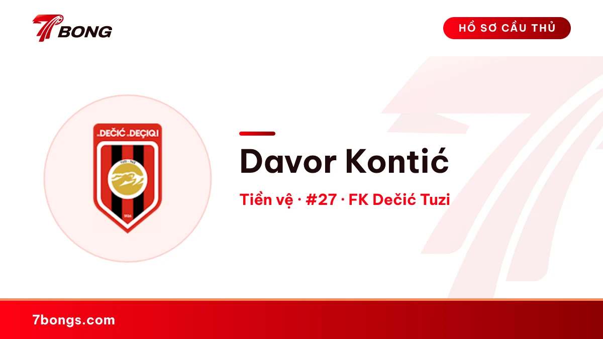 Davor Kontić — FK Dečić Tuzi