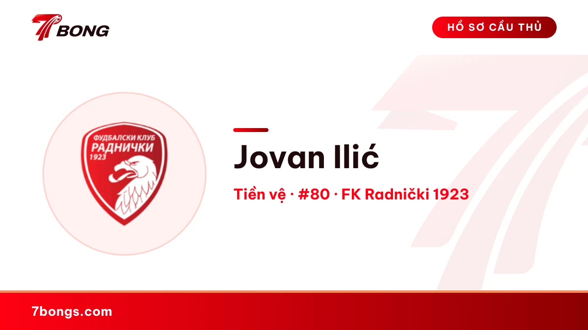 Jovan Ilić — FK Radnički 1923