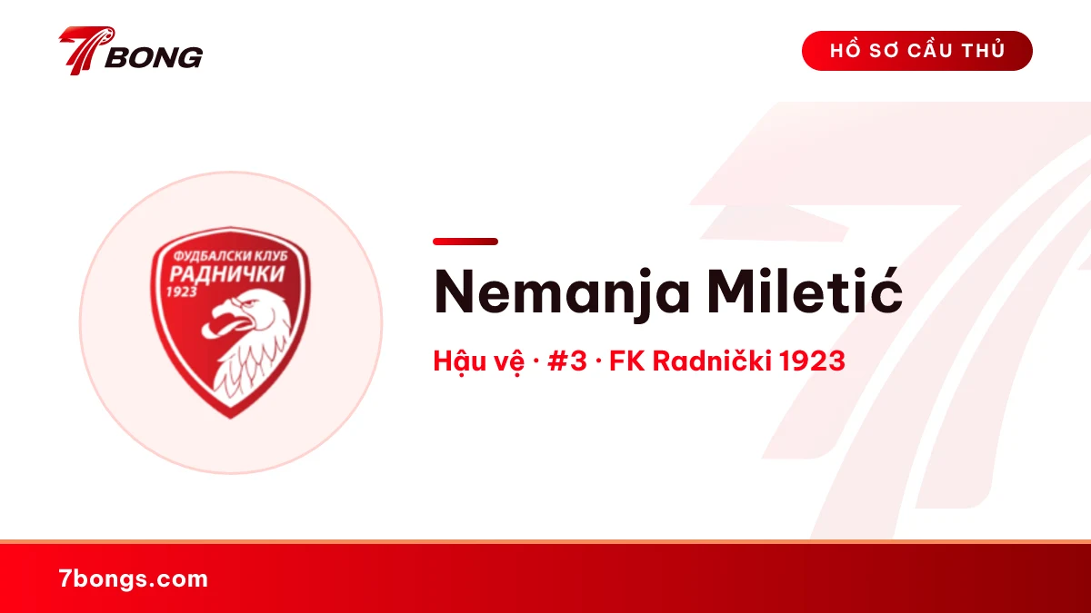 Nemanja Miletić — FK Radnički 1923