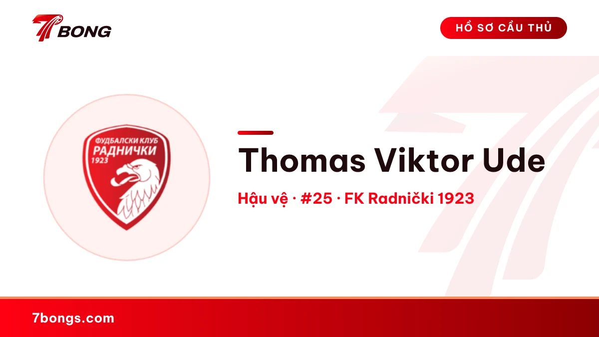 Thomas Viktor Ude — FK Radnički 1923