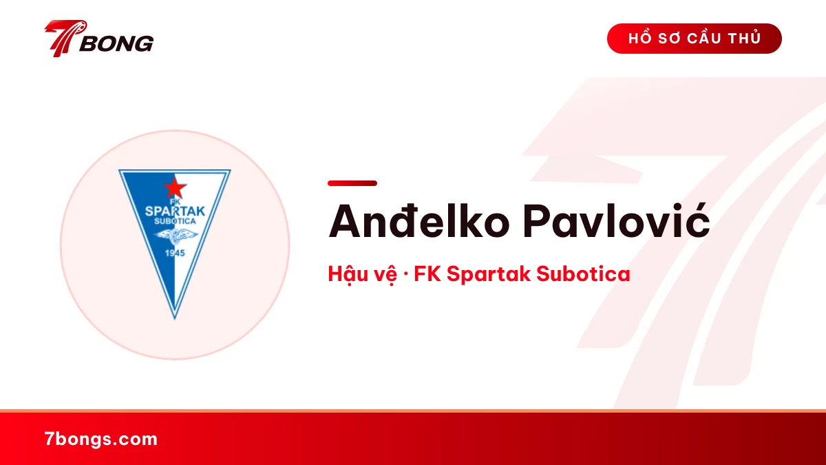 Anđelko Pavlović — FK Spartak Subotica