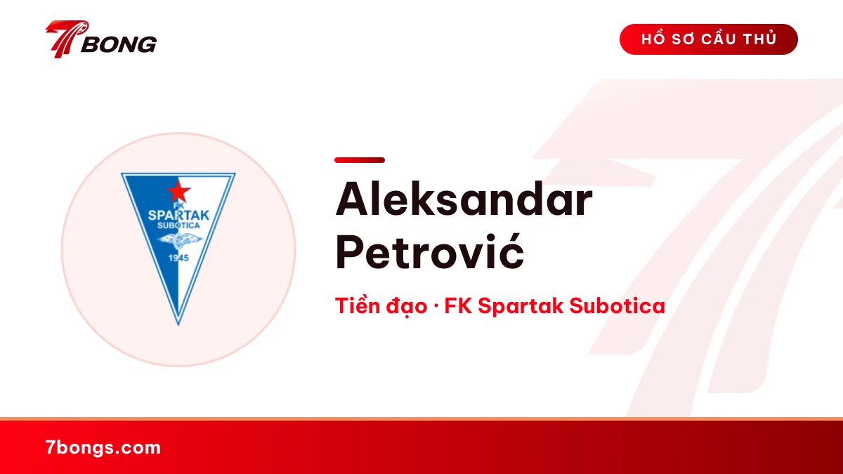 Aleksandar Petrović — FK Spartak Subotica