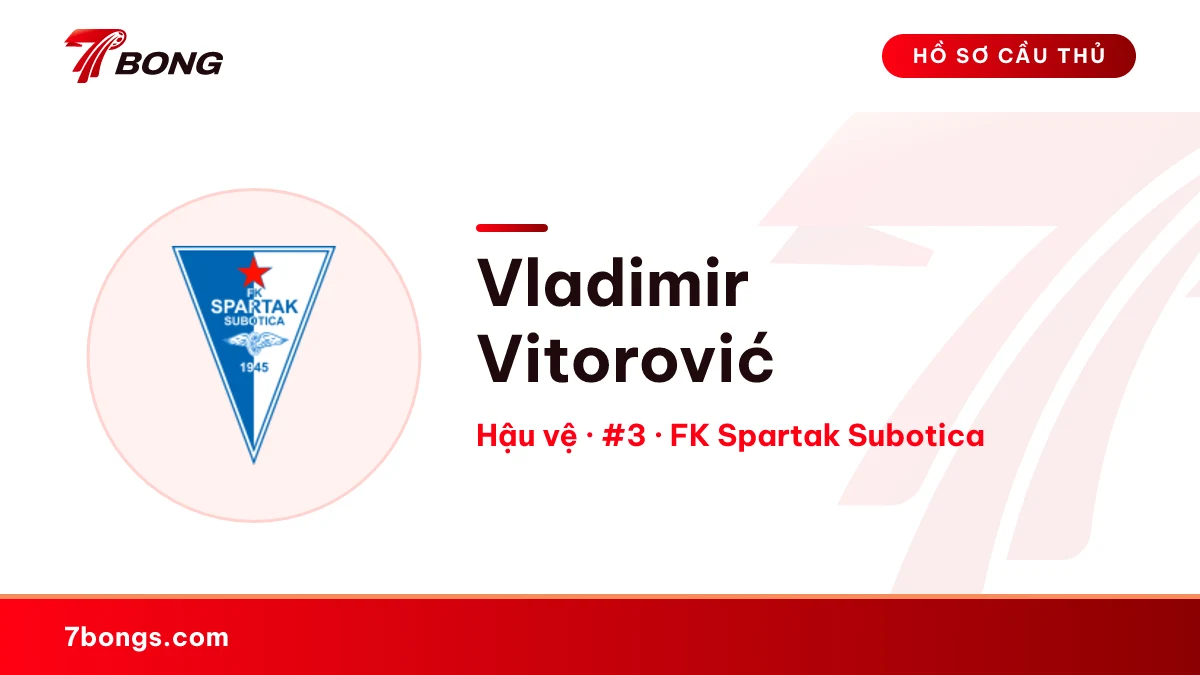 Vladimir Vitorović — FK Spartak Subotica