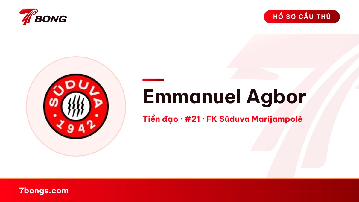 Emmanuel Agbor — FK Sūduva Marijampolė