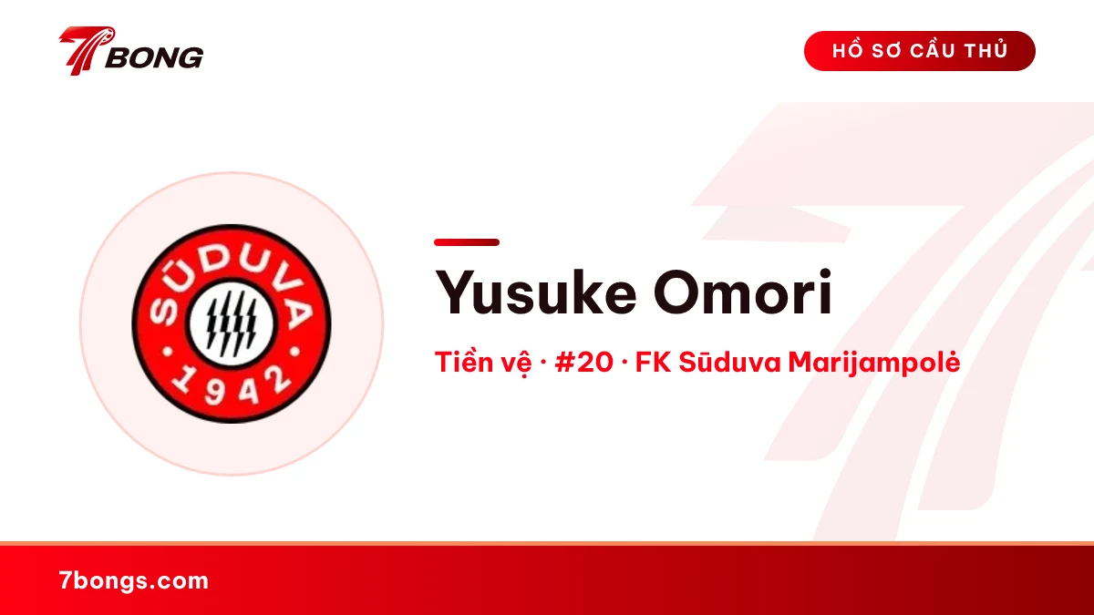 Yusuke Omori — FK Sūduva Marijampolė