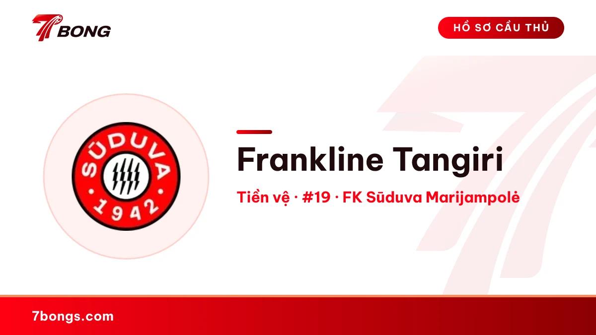 Frankline Tangiri — FK Sūduva Marijampolė