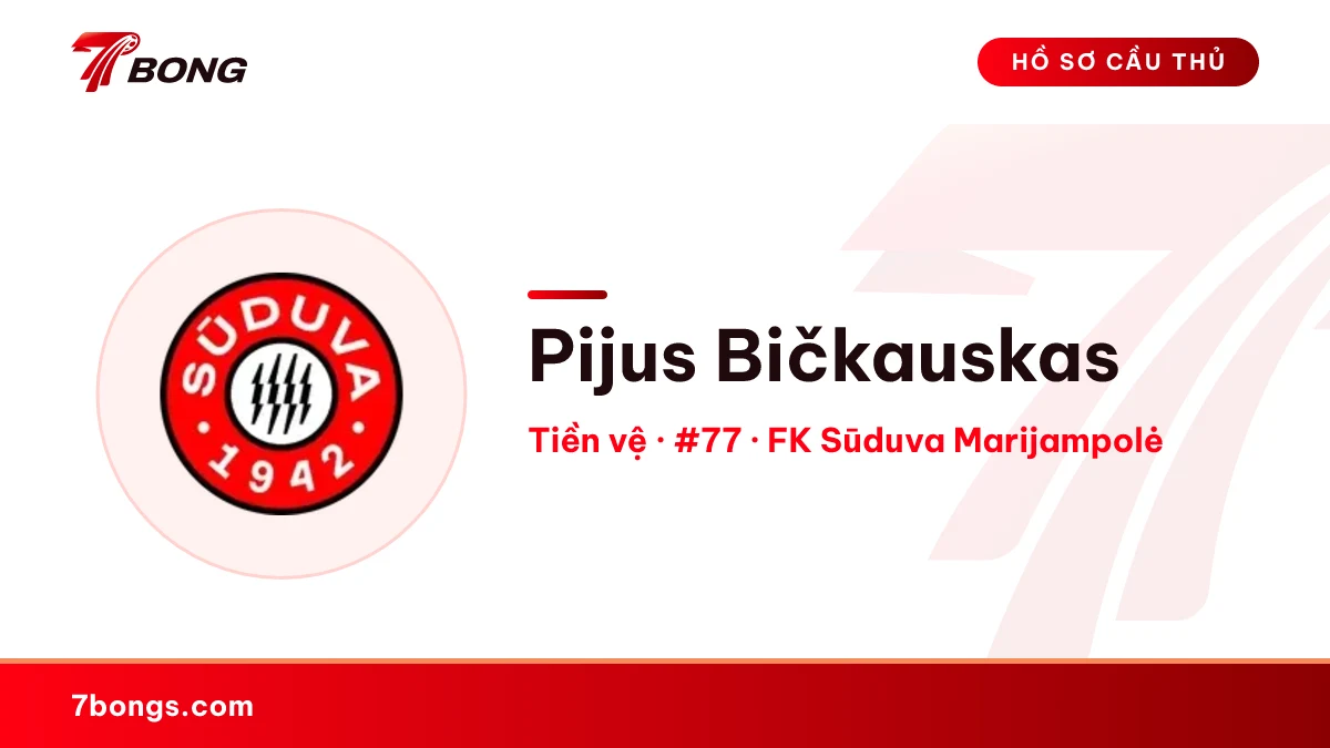 Pijus Bičkauskas — FK Sūduva Marijampolė