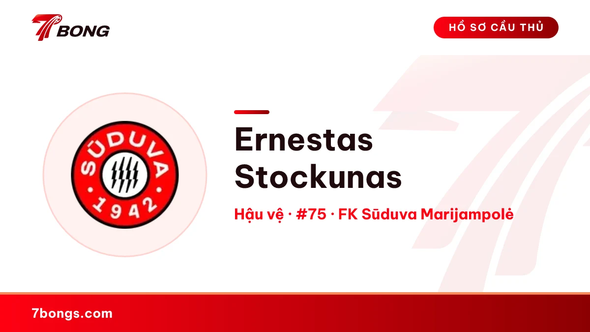 Ernestas Stockunas — FK Sūduva Marijampolė