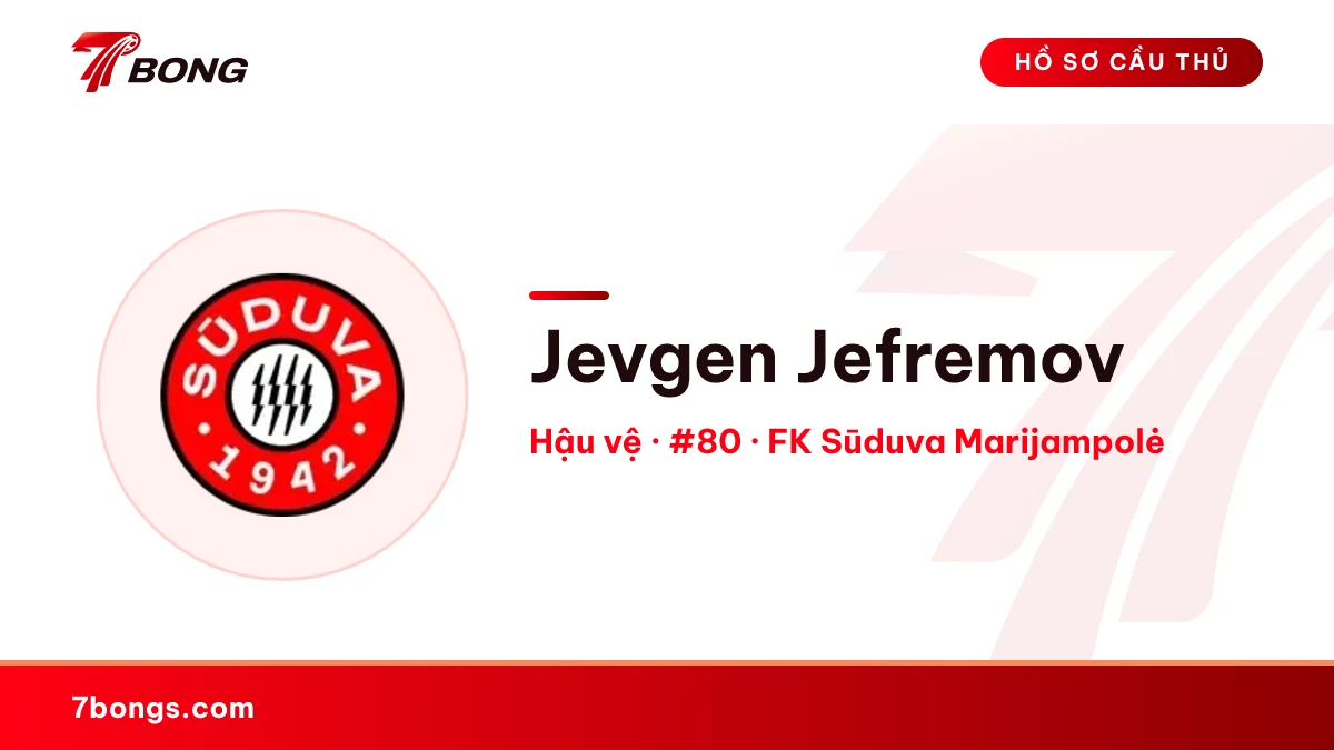 Jevgen Jefremov — FK Sūduva Marijampolė
