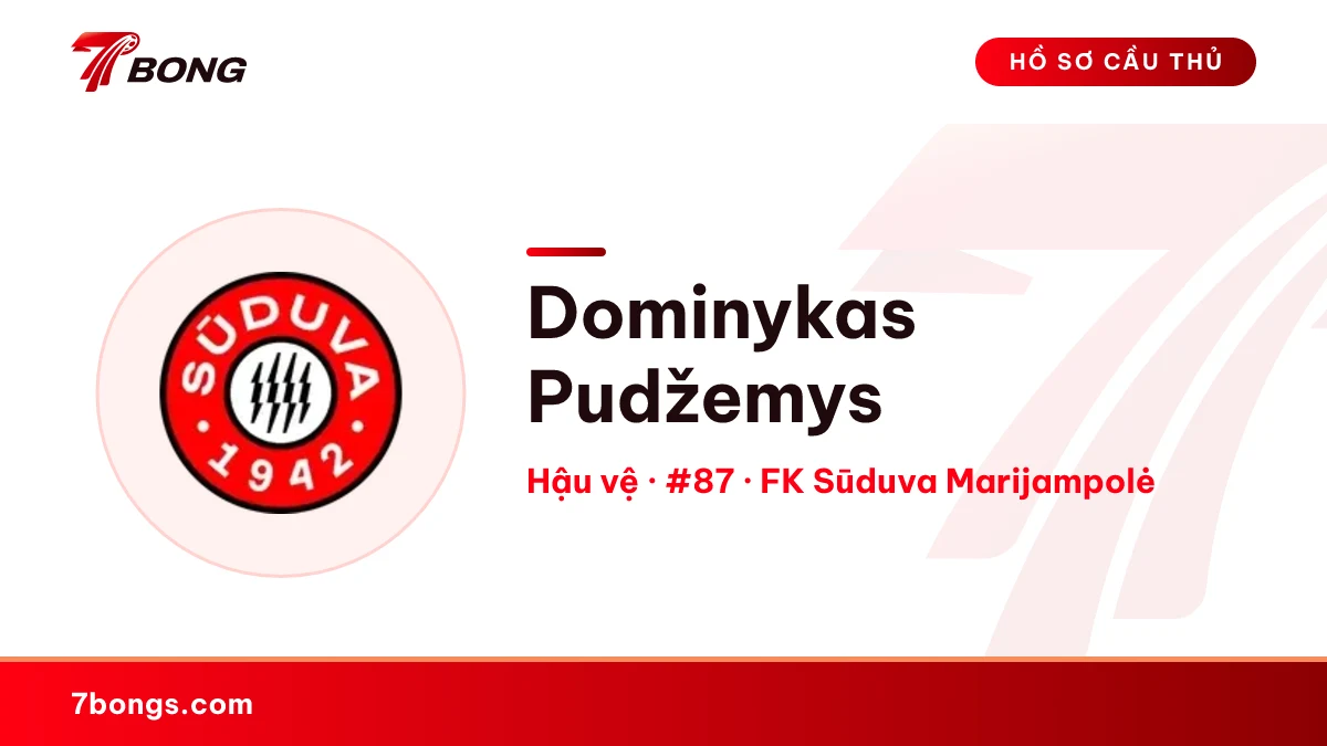 Dominykas Pudžemys — FK Sūduva Marijampolė