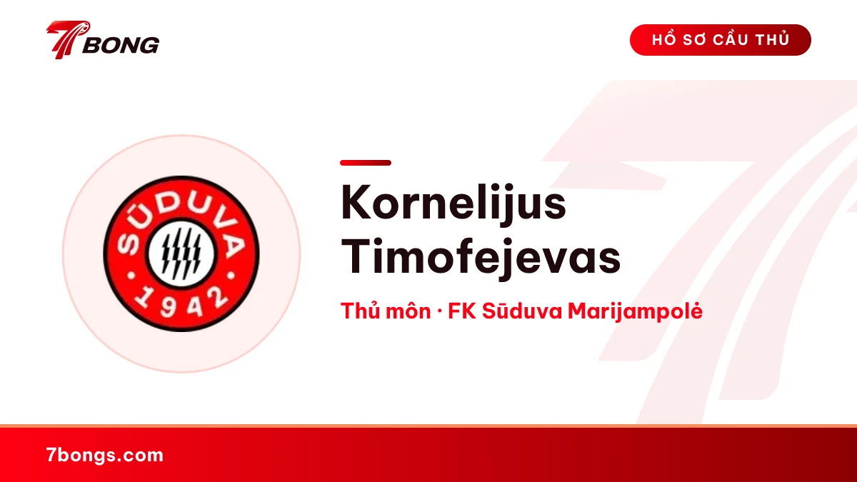 Kornelijus Timofejevas — FK Sūduva Marijampolė