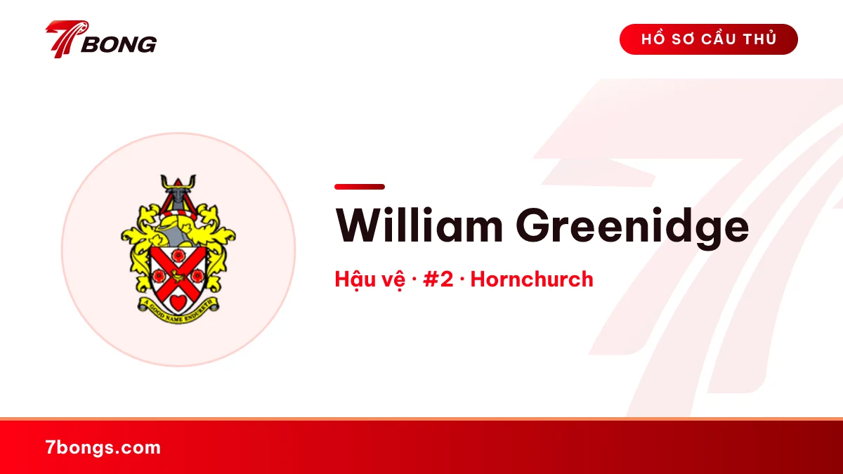 William Greenidge — Hornchurch