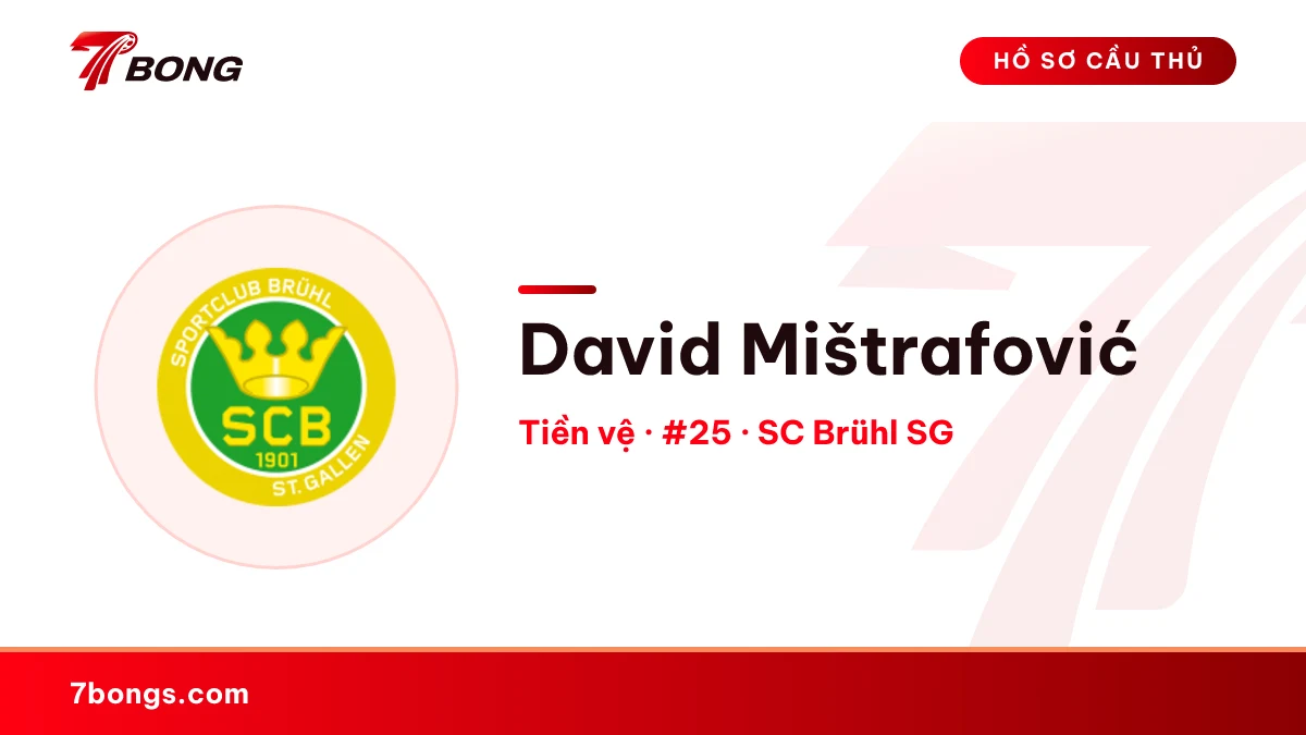 David Mištrafović — SC Brühl SG
