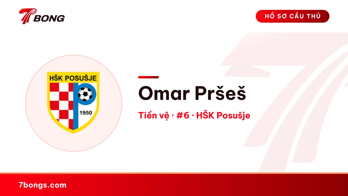 Omar Pršeš — HŠK Posušje