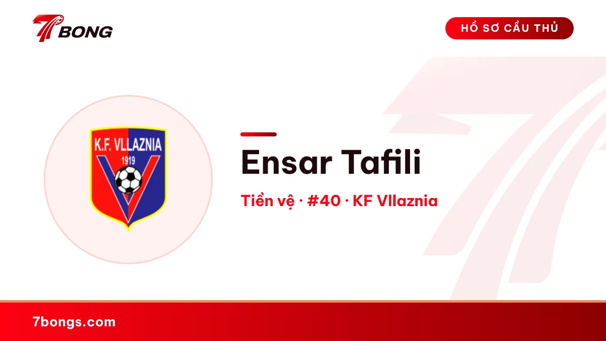 Ensar Tafili — KF Vllaznia