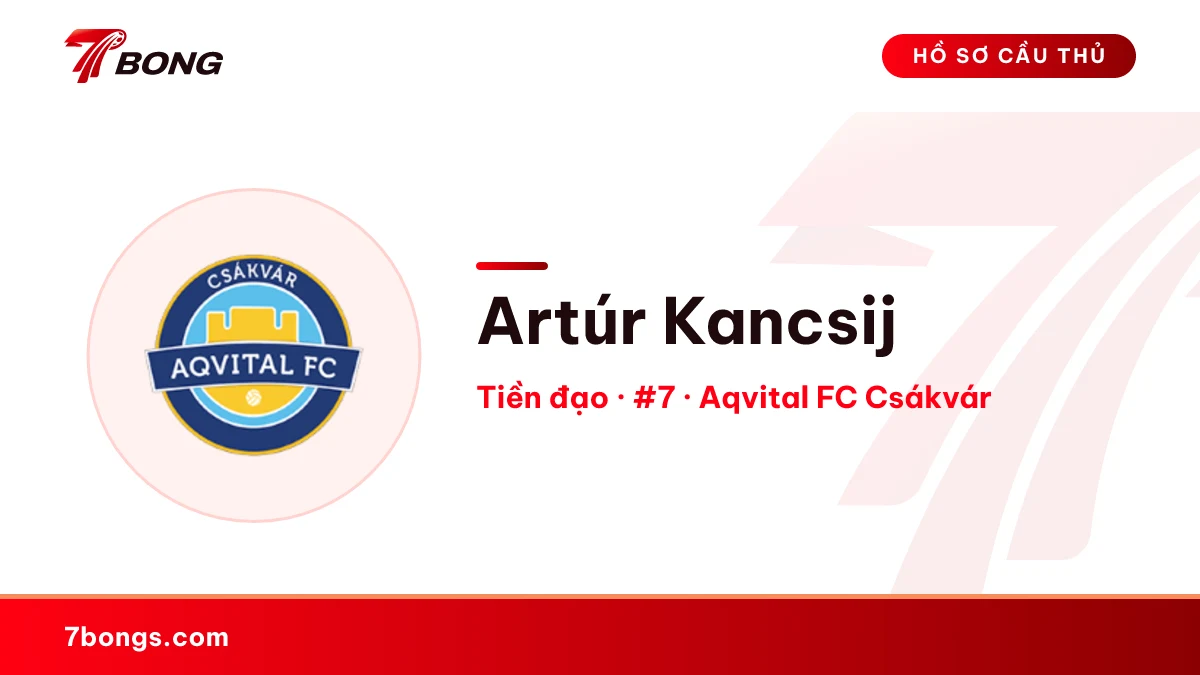 Artúr Kancsij — Aqvital FC Csákvár