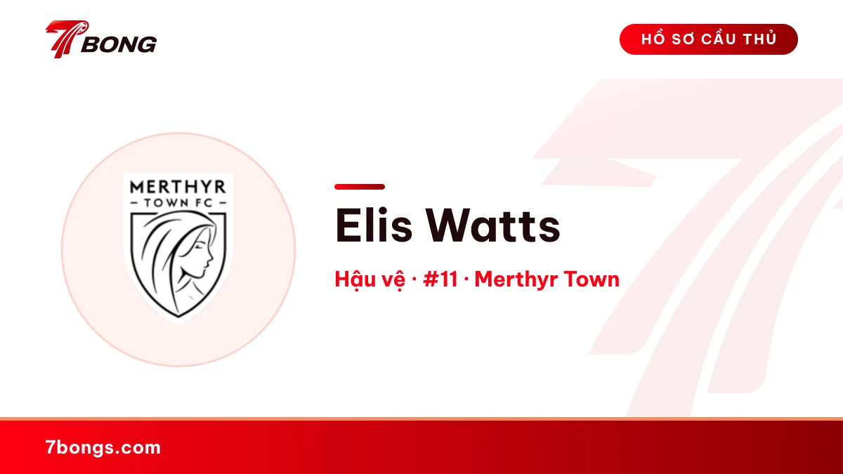 Elis Watts — Merthyr Town
