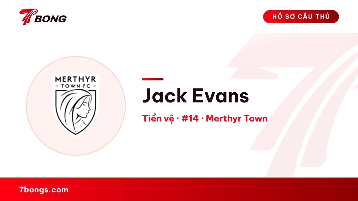 Jack Evans — Merthyr Town