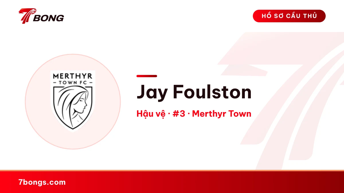 Jay Foulston — Merthyr Town