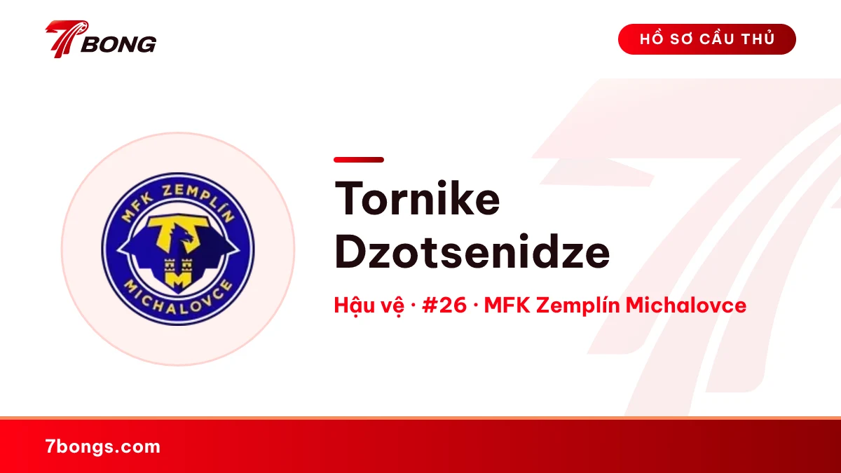 Tornike Dzotsenidze — MFK Zemplín Michalovce
