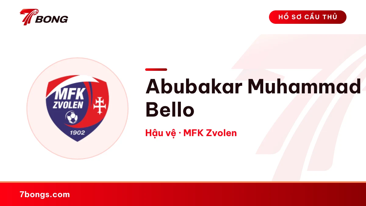 Abubakar Muhammad Bello — MFK Zvolen