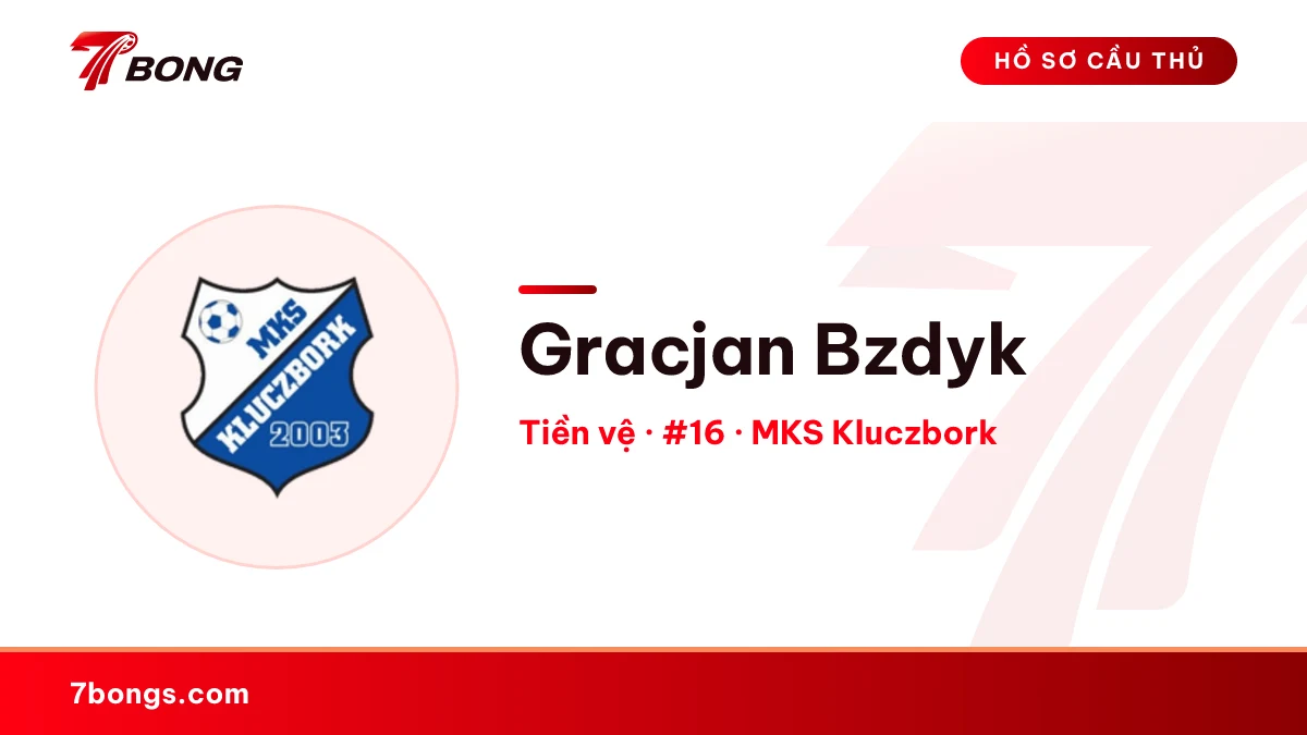 Gracjan Bzdyk — MKS Kluczbork