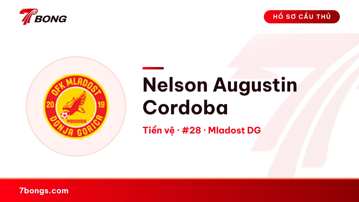Nelson Augustin Cordoba — Mladost DG
