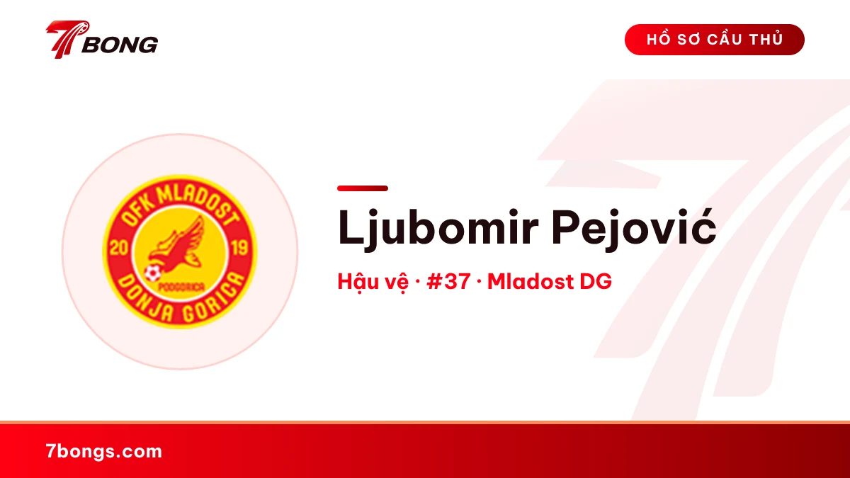 Ljubomir Pejović — Mladost DG