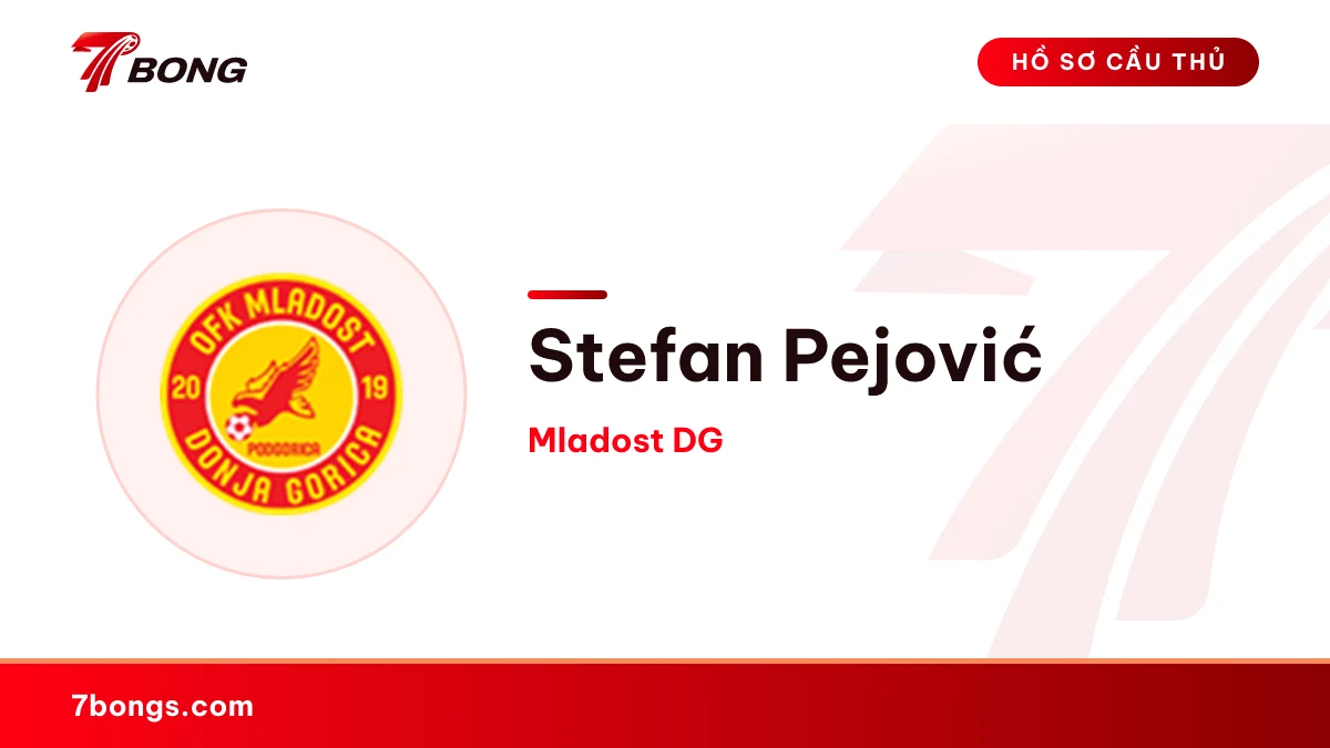 Stefan Pejović — Mladost DG