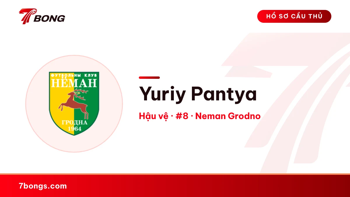 Yuriy Pantya — Neman Grodno