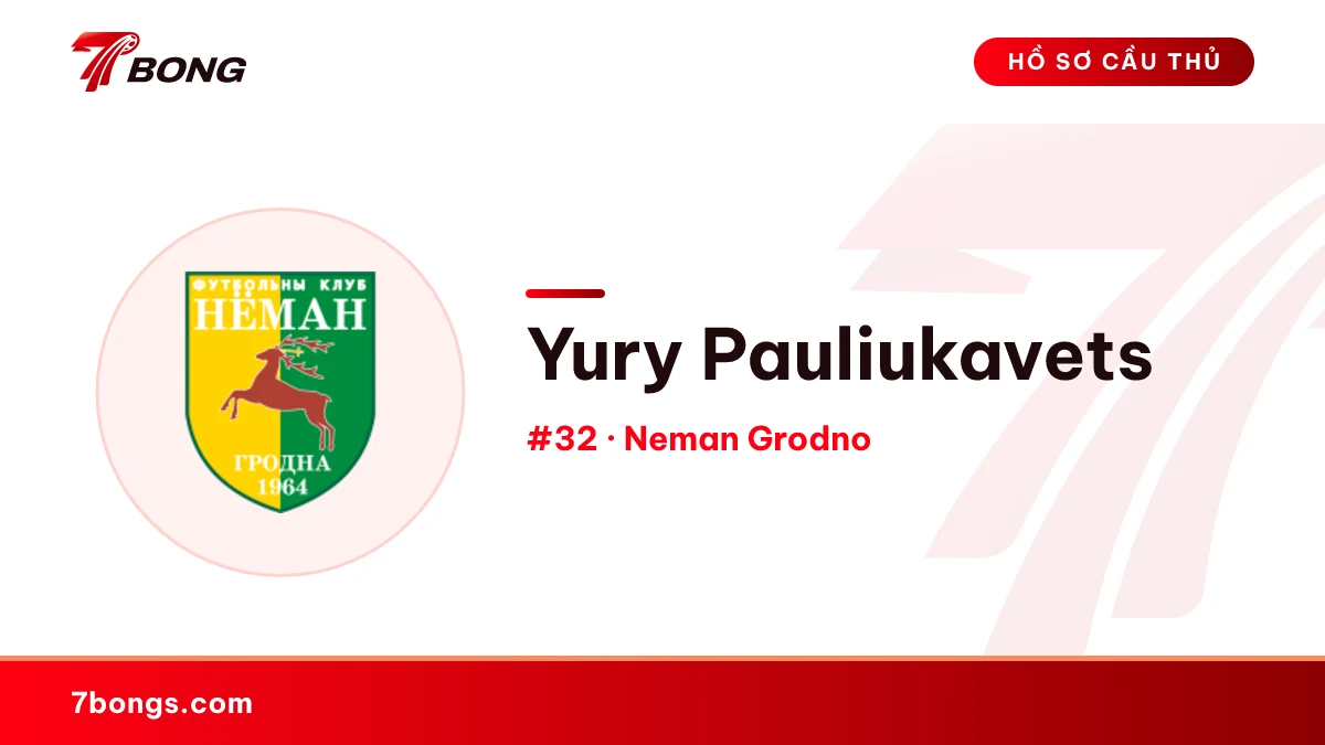 Yury Pauliukavets — Neman Grodno