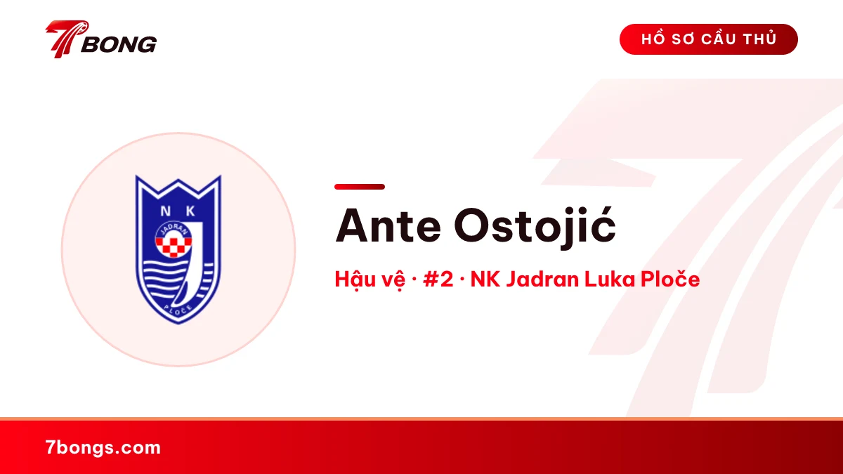 Ante Ostojić — NK Jadran Luka Ploče