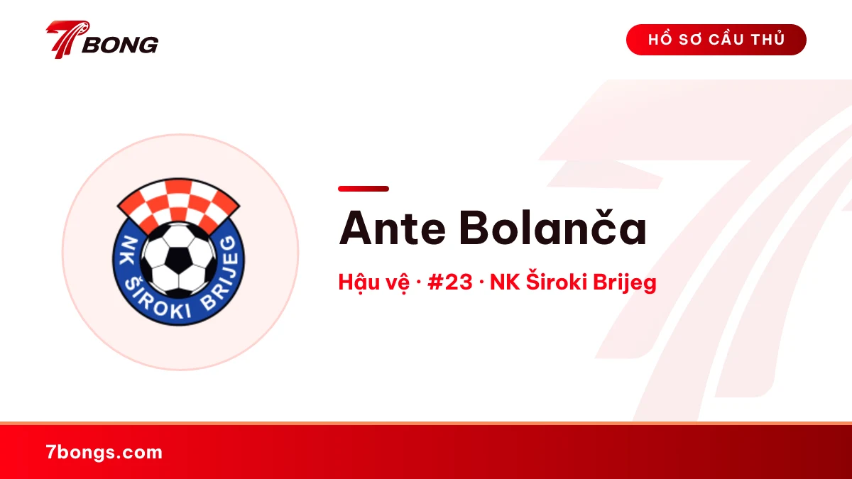 Ante Bolanča — NK Široki Brijeg