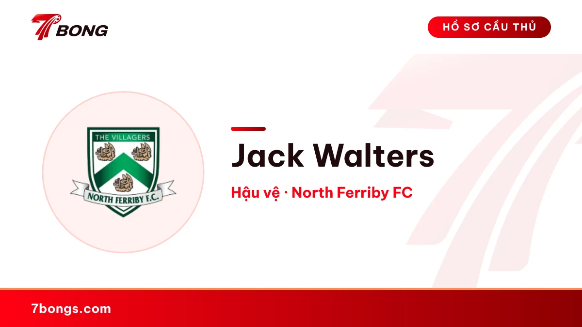Jack Walters — North Ferriby FC