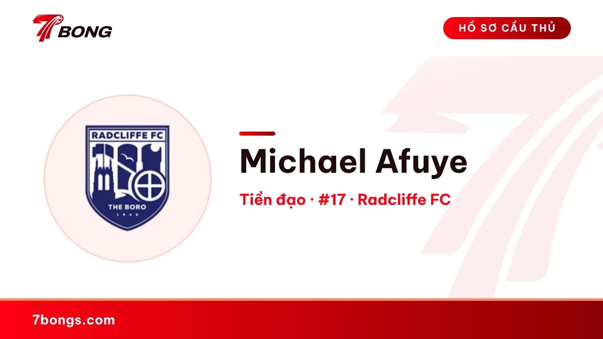 Michael Afuye — Radcliffe FC
