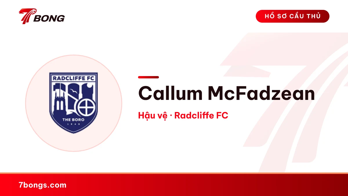Callum McFadzean — Radcliffe FC