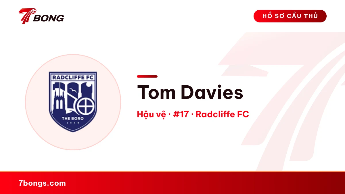 Tom Davies — Radcliffe FC