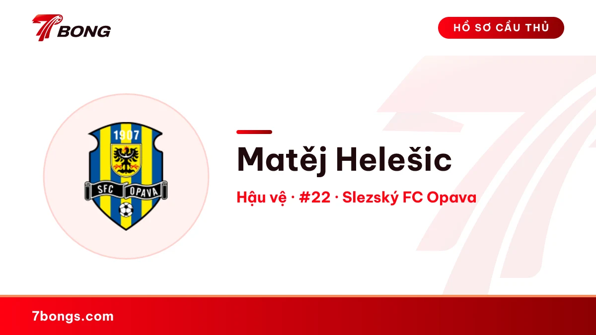 Matěj Helešic — Slezský FC Opava