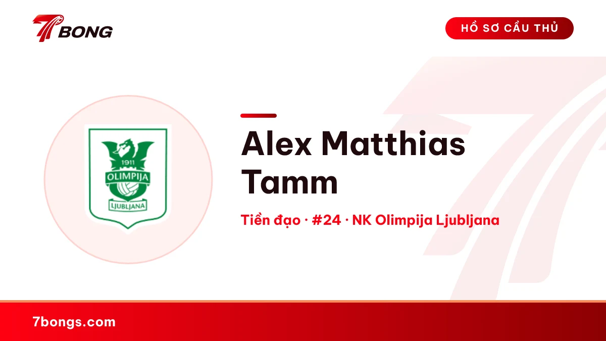 Alex Matthias Tamm — NK Olimpija Ljubljana