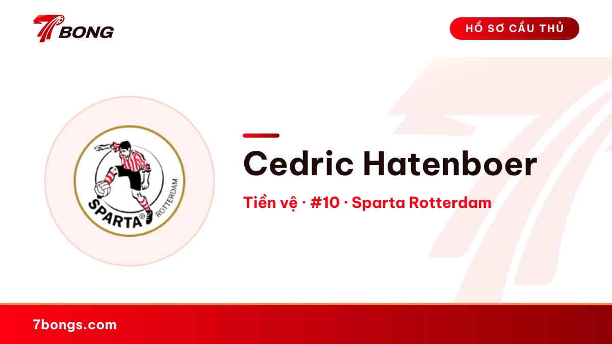 Cedric Hatenboer — Sparta Rotterdam