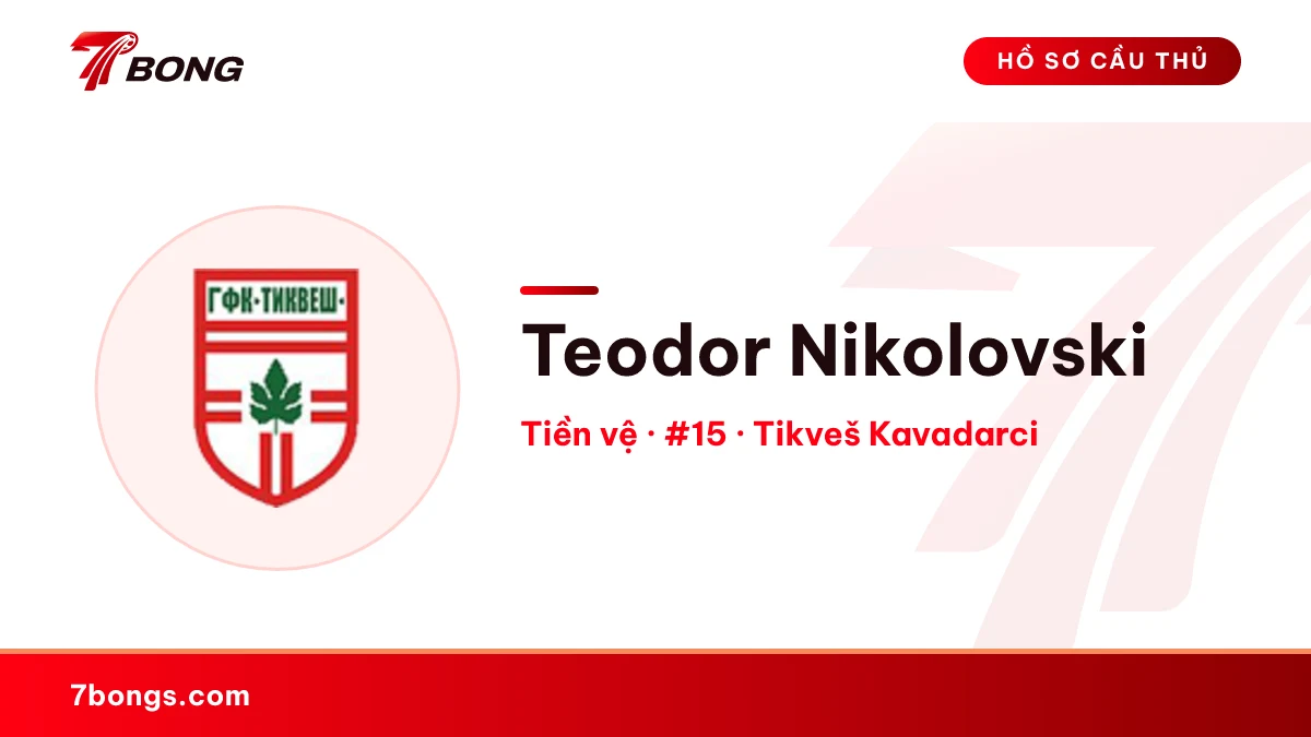 Teodor Nikolovski — Tikveš Kavadarci
