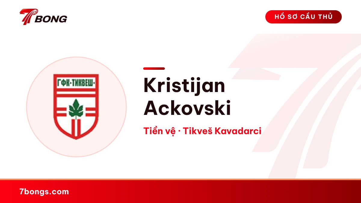 Kristijan Ackovski — Tikveš Kavadarci