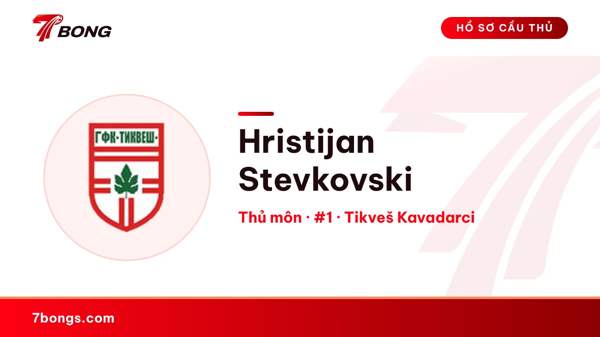 Hristijan Stevkovski — Tikveš Kavadarci