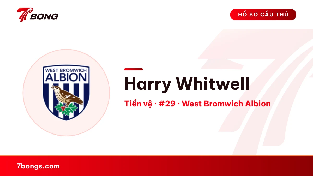 Harry Whitwell — West Bromwich Albion