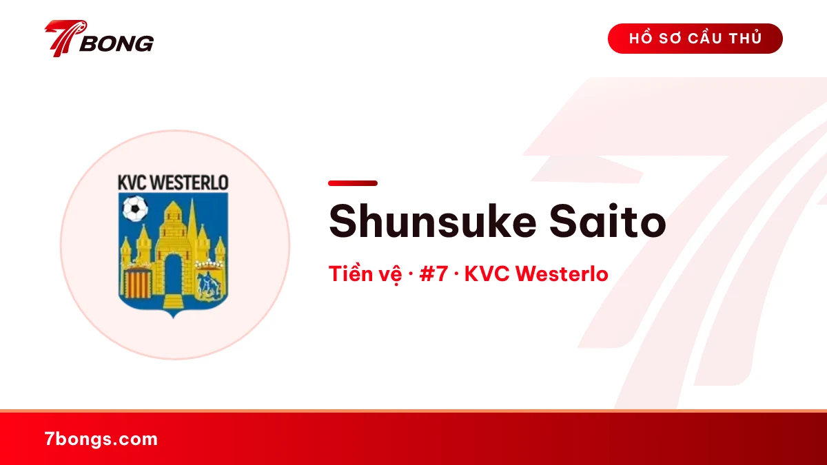 Shunsuke Saito — KVC Westerlo