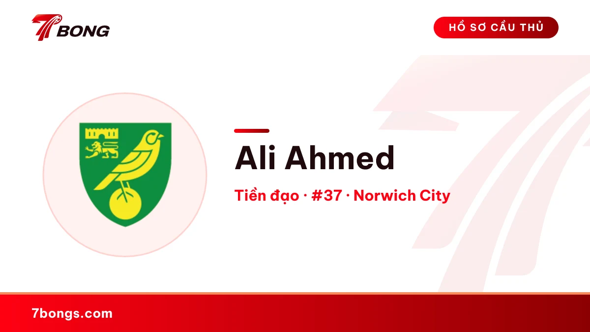 Ali Ahmed — Norwich City